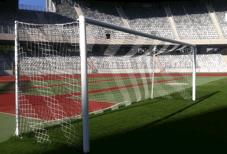 Мрежа футбол 7,32х2,44 м, двуцветна - Image 1