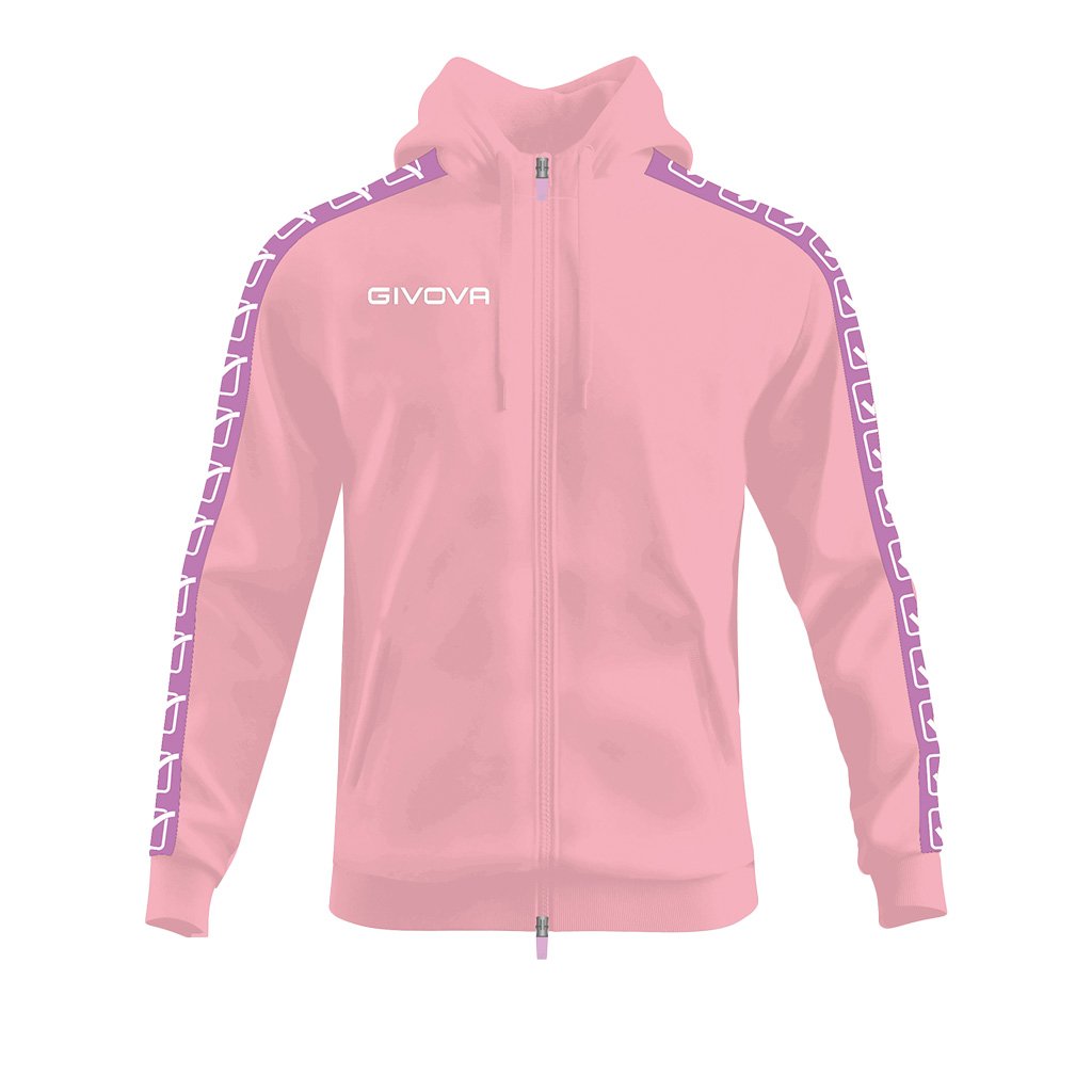 Суичър GIVOVA FELPA FULL ZIP CON CAPPUCCIO TERRY BAND 0083
