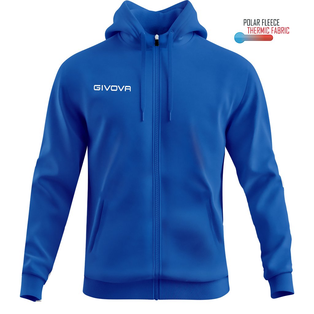 ma024_0002.jpg Суичър GIVOVA FELPA POLARFLEECE (FULL ZIP) 500 0002 - Image 1