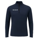 Блуза GIVOVA MAGLIA TECNICA HALF ZIP ARMY 0004